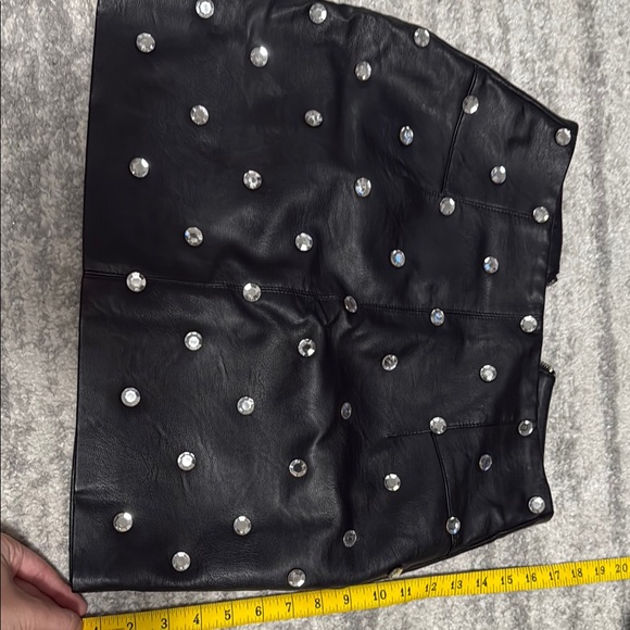 Black Studded Skirt - Picture 2 of 4